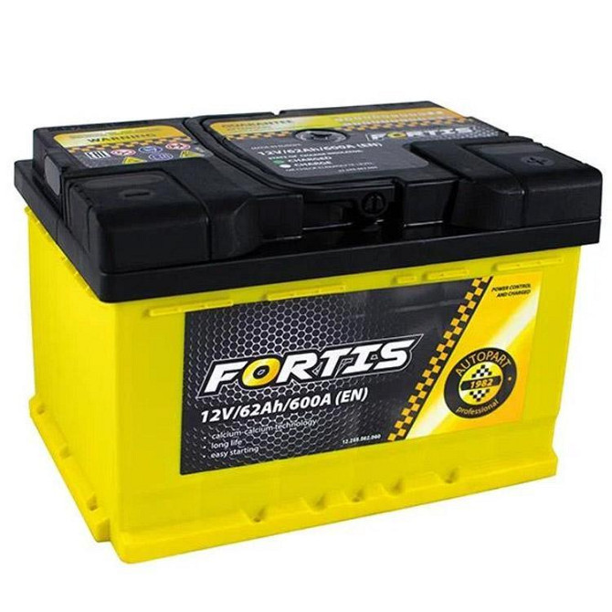 Аккумулятор автомобильный FORTIS 62 Ah/12V Euro (FRT62-00) Київ - изображение 1