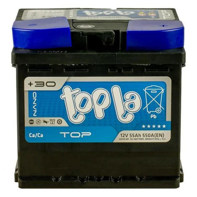 Аккумулятор автомобильный Topla 55 Ah/12V TOP Euro (118 655) Київ - изображение 1