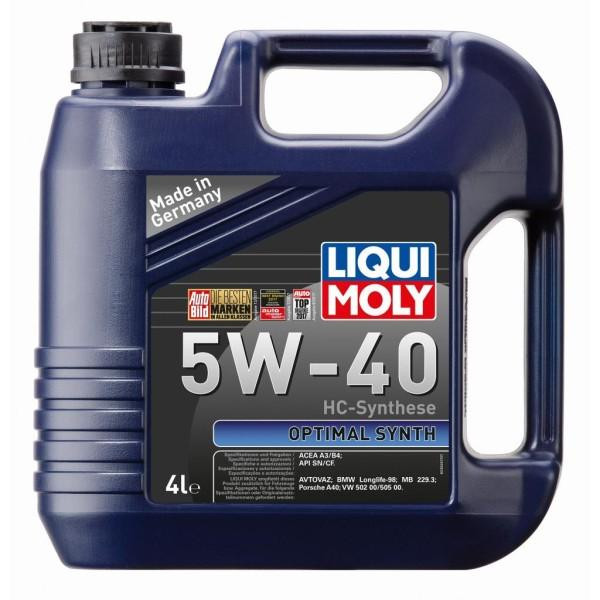 Моторное масло Liqui Moly Optimal Synth 5W-40 4л (LQ 3926) Киев - изображение 1