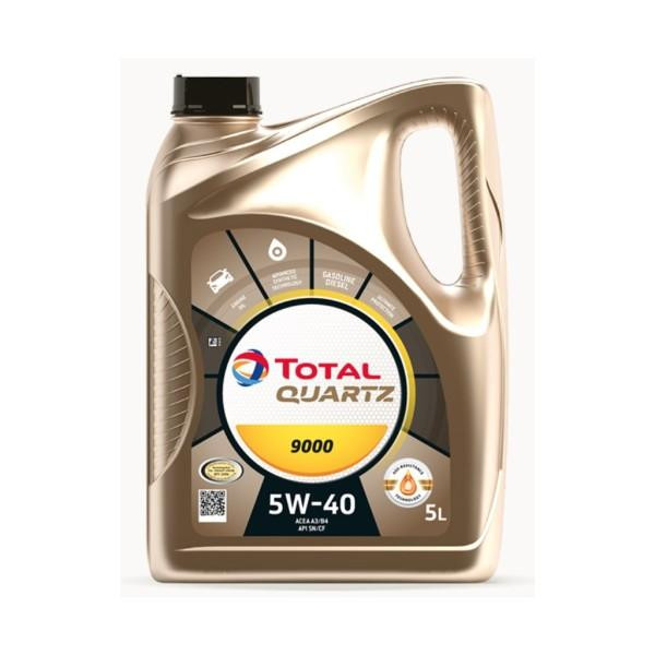 Моторное масло Total QUARTZ 9000 5W-40 5л (TL 216605) Київ - изображение 1