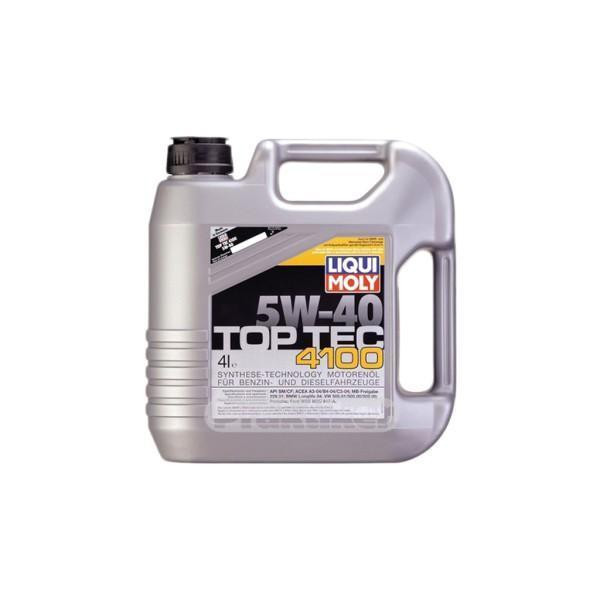 Моторное масло Liqui Moly Top Tec 4100 5W-40 4л (LQ 7547) Киев - изображение 1