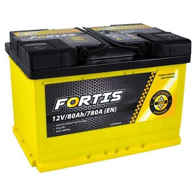 Аккумулятор автомобильный FORTIS 80 Ah/12V Euro (FRT80-00) Київ - изображение 1