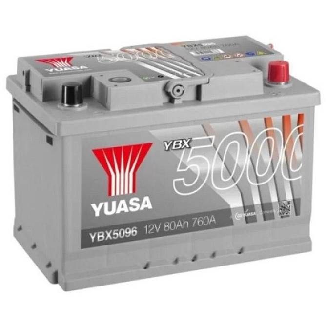 Аккумулятор автомобильный Yuasa 12V 80Ah Silver High Performance Battery (YBX5096) Київ - изображение 1