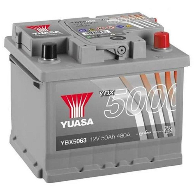 Аккумулятор автомобильный Yuasa 12V 52Ah Silver High Performance Battery (YBX5063) Киев - изображение 1