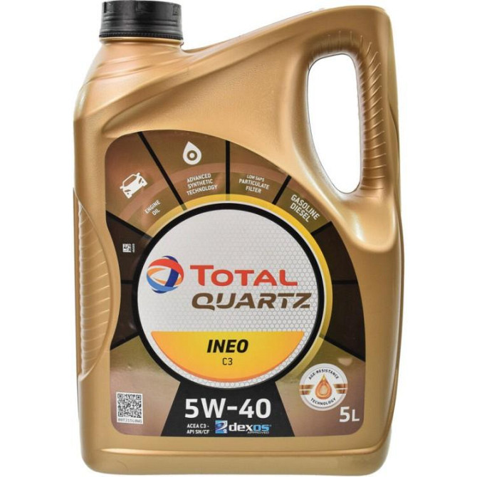 Моторное масло Total QUARTZ Ineo C3 5w40 5л (213790) Киев - изображение 1