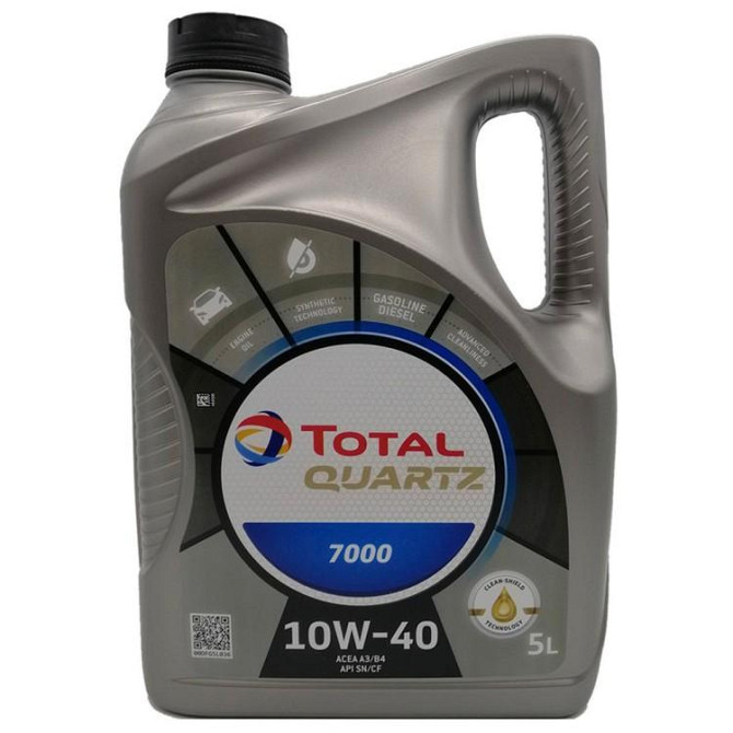 Моторное масло Total QUARTZ 7000 10w40 5л (214109) Київ - изображение 1