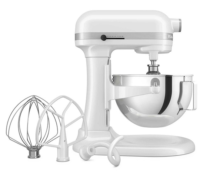 Кухонная машина KitchenAid Heavy Duty 5KSM55SXXEWH 375 Вт белый Київ - изображение 1