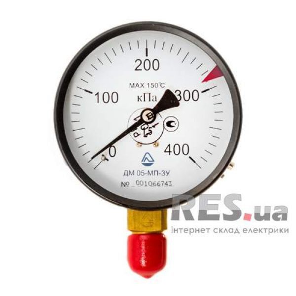 Манометр ДМ 05-МП-ЗУ - 400кПа-1,5 Стеклоприбор Киев - изображение 1