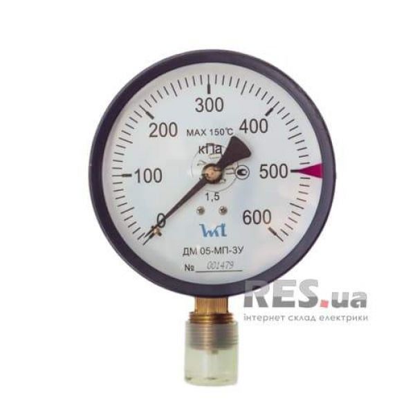 Манометр ДМ 05-МП-ЗУ - 600кПа-1,5 Стеклоприбор Киев - изображение 1