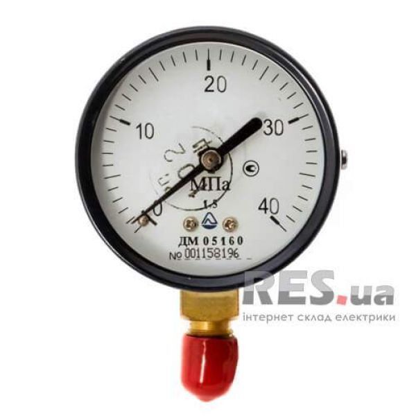 Манометр ДМ05160 40,0 МПа-1,5 Стеклоприбор Киев - изображение 1