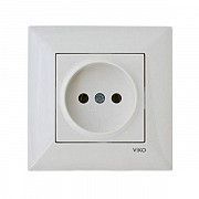Розетка белая VIKO Meridian Київ