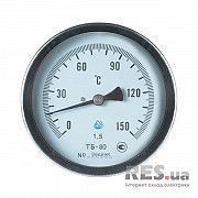 Термометр биметаллический ТБ-80-100 (0... 150)-1,5-О Стеклоприбор Київ