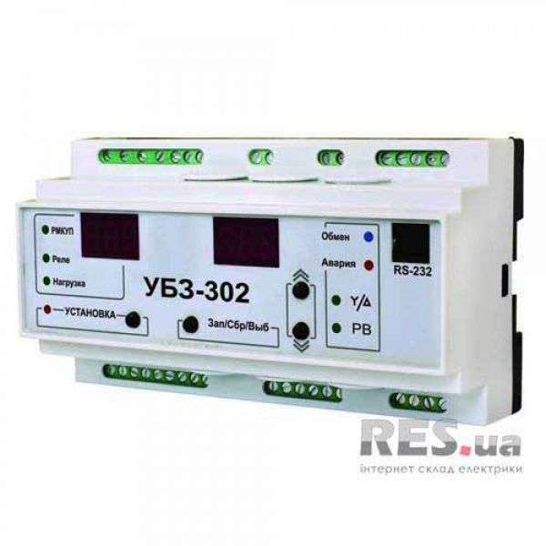 Устройство защиты двигателей УБЗ-302 НОВАТЕК Электро Киев - изображение 1