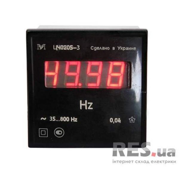 Частотомер цифровой ЦЧ0205-3 (35-99,9 Гц) (72х72х84мм) Краснодарский ЗИП Киев - изображение 1