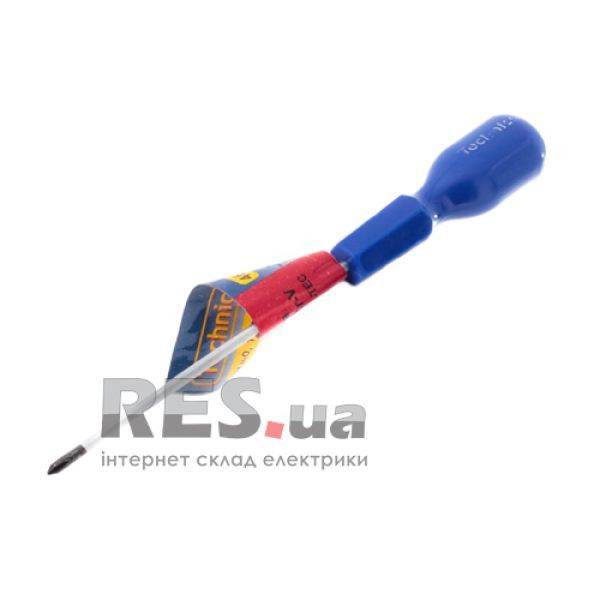 Отвертка "+" Cr-V, РН №0.,100мм Hi-TEC Київ - изображение 1