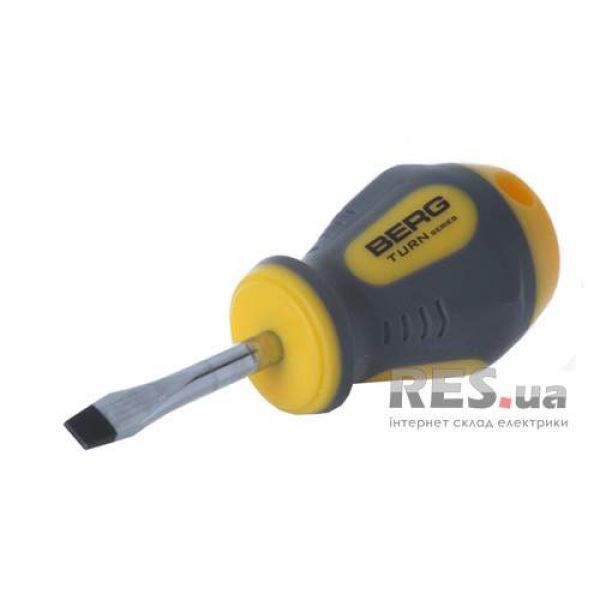 Отвертка "-" Cr-V, SL.,5.5х38мм Turn, Berg Київ - изображение 1