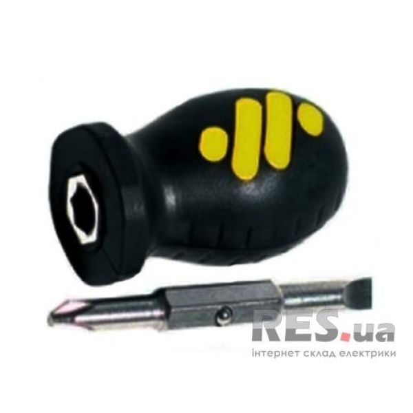 Отвертка " /-" двусторонняя, РН №2, 30мм /SL 5,5х30 Berg Київ - изображение 1