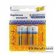 Батарейка щелочная C, LR14 1,5 В (блистер 2 шт) АскоУкрем Київ
