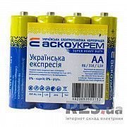 Батарейка солевая АА, R6 1,5 В (спайка 4 шт) АскоУкрем Київ
