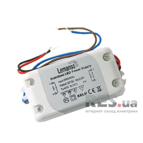 Блок питания 12В/9Вт/IP20 платиковый корпус (LB529) Лемансо Київ - изображение 1
