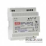 Блок питания 24В/30Вт/DIN рейка (DR-30-24) MeanWell Київ