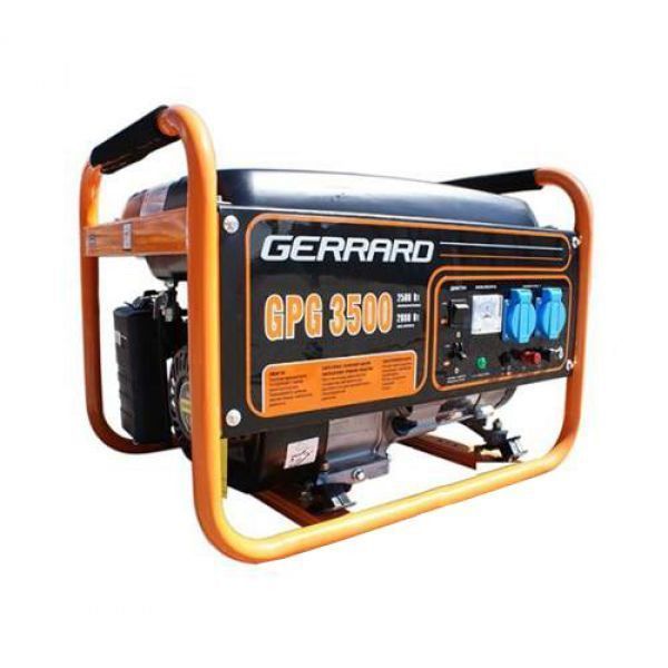 Электростанция GPG3500E 2,5 кВт, 1фаза 50Гц, бензин 0,55 л/кВт-ч, бак 15л, эл.стартер или ручной ста Киев - изображение 1