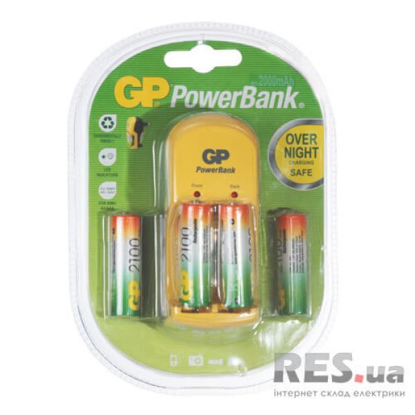 Зарядное устройство PB350 4х2100mAh GP Київ - изображение 1
