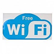 Знак-наклейка WiFi (240х130 мм) Київ