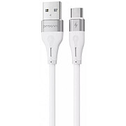 Кабель Proove Soft Silicone USB to Type-C 2.4A 1m White (CCSO20001202) (Код товару:38418) Харьков