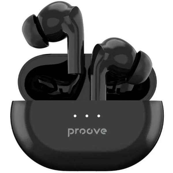 Bluetooth-гарнітура Proove Woop TWS with ANC Black Glossy (TWWP00010001) (Код товару:38429) Харьков - изображение 1