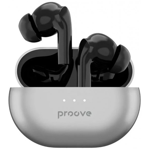 Bluetooth-гарнітура Proove Woop TWS with ANC Silver/Black (TWWP00010006) (Код товару:38428) Харьков - изображение 1