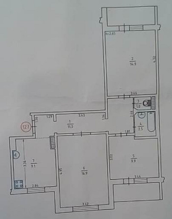 Продам 3-к квартиру по Н.Закревского, Троещина, в Деснянском районе Київ - изображение 1