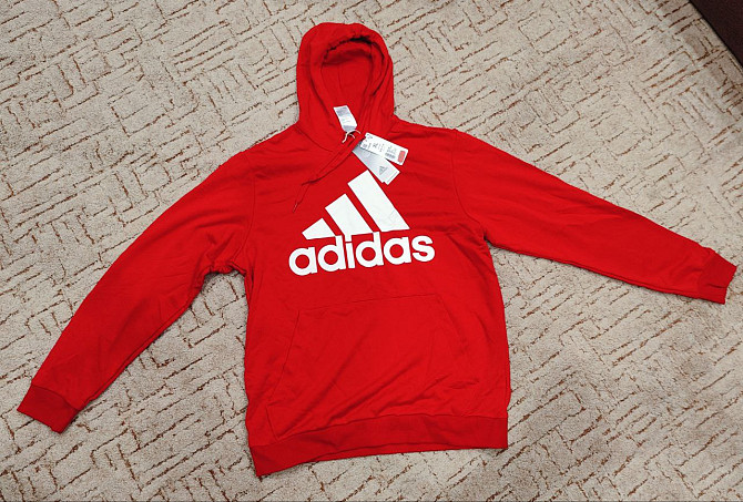 Нова ОРИГІНАЛЬНА товстовка ADIDAS Essentials Big Logo BL FT з Америки Раздельная - изображение 1