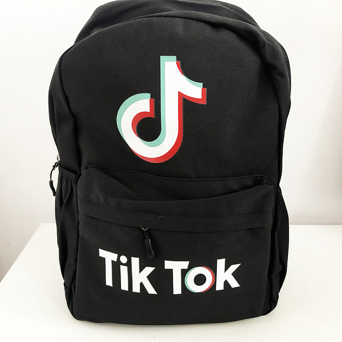 Рюкзак Тік ток TikTok. Колір Чорний та Жовтий Розмiр 25х35см Львов - изображение 1