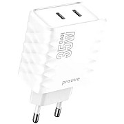 Мережевий зарядний пристрій Proove Speed Surge Gan 35W (Type-C + Type-C) White (WCSS30020002) (Код т Харьков