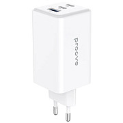 Мережевий зарядний пристрій Proove Pocket GaN 100W (2Type-C + USB) White (WCPG10012202) (Код товару: Харьков