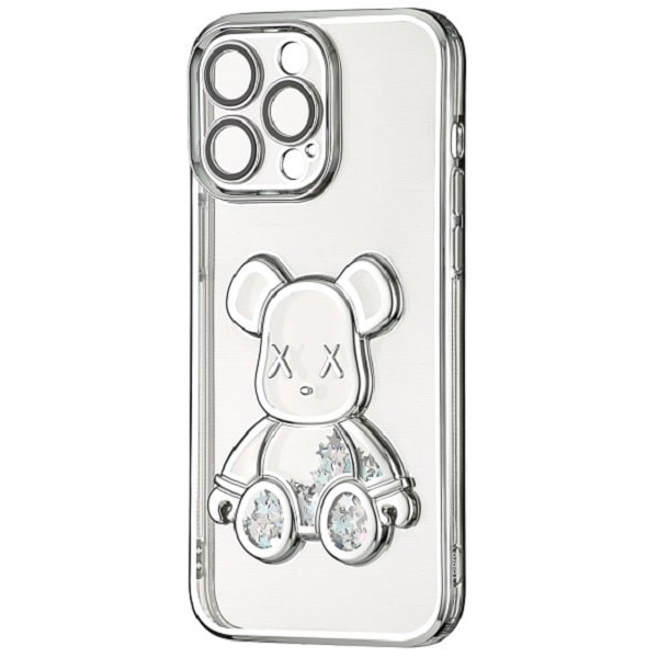 Чохол Shining Bear Case для iPhone 15 Pro Max Silver (Код товару:39359) Харьков - изображение 1