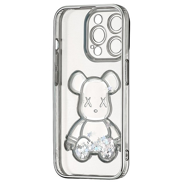 Чохол Shining Bear Case для iPhone 15 Pro Silver (Код товару:39358) Харьков - изображение 1