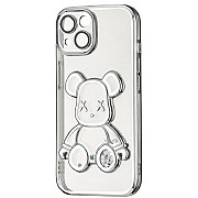 Чохол Shining Bear Case для iPhone 15 Silver (Код товару:39363) Харьков