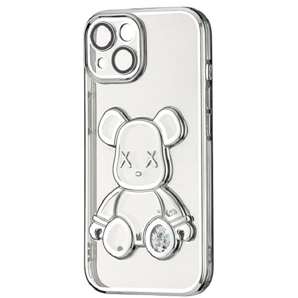 Чохол Shining Bear Case для iPhone 15 Silver (Код товару:39363) Харьков - изображение 1