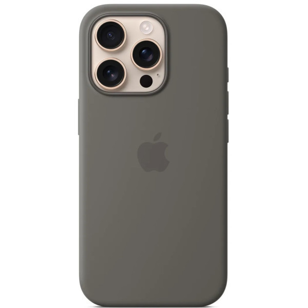 DM Чохол Silicone Case with MagSafe для iPhone 16 Pro Max Stone Gray (Код товару:39400) Харьков - изображение 1