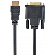 Кабель Cablexpert HDMI-DVI V 1.4 (M/M), 1.8 m Black (CC-HDMI-DVI-6) (Код товару:39277) Харьков