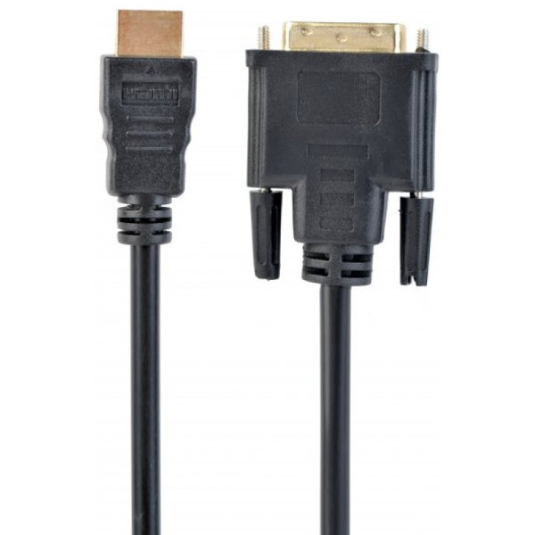 Кабель Cablexpert HDMI-DVI V 1.4 (M/M), 1.8 m Black (CC-HDMI-DVI-6) (Код товару:39277) Харьков - изображение 1