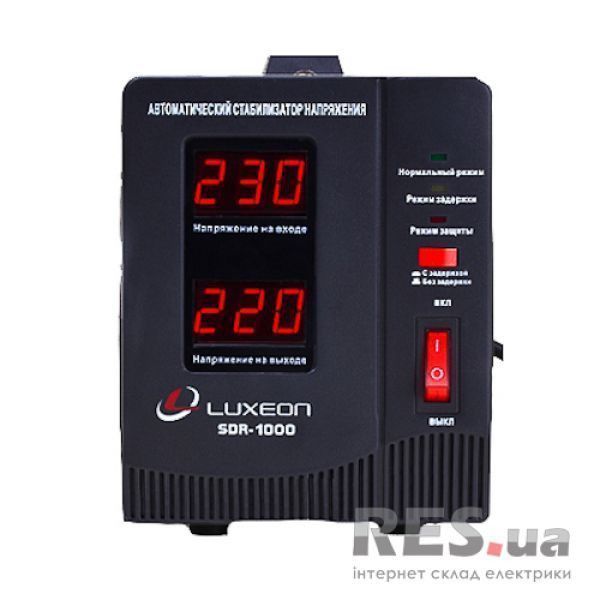 Стабилизатор напряжения SDR-1000 220В/700Вт Luxeon Киев - изображение 1
