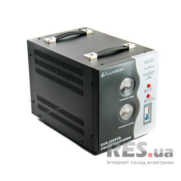 Стабилизатор напряжения SVR-5000 220В/3,5 кВт Luxeon Київ - изображение 1