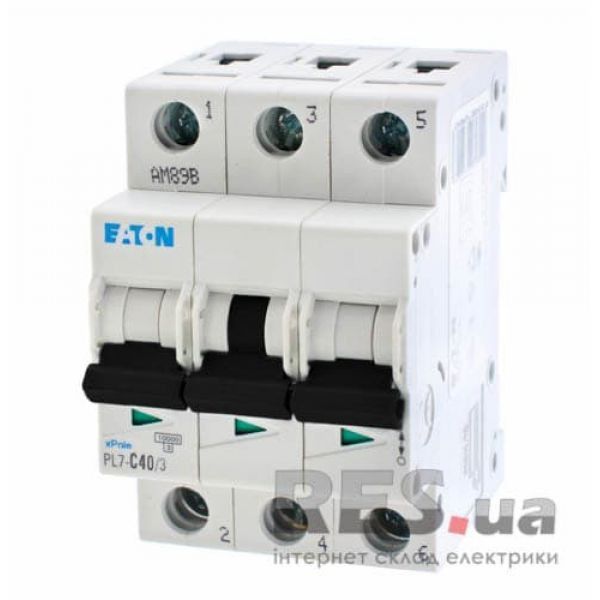 Автоматический выключатель PL7-C40/3 40А 3п. Eaton Київ - изображение 1