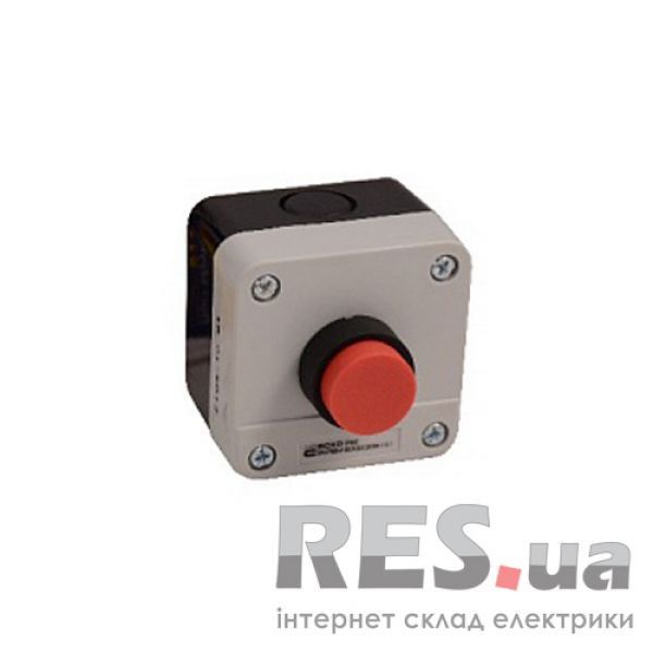 Пост управления XAL-B116 1NC 1-местный красная виступающа кнопка АскоУкрем Київ - изображение 1