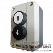 Пост управления XAL-B222 2NO 2-местный черная/белая АскоУкрем Київ
