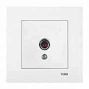 Розетка TV конечная белая VIKO KARRE Київ
