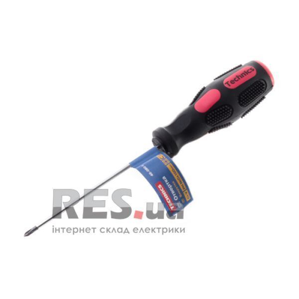 46-080-1 Отвертка " "Cr-V, PH.-0 100мм Technics Київ - изображение 1